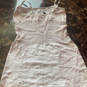 White stretchy dress